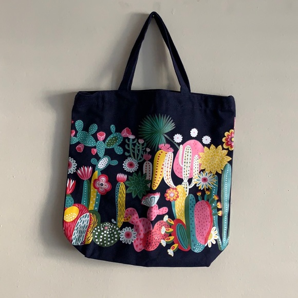 FabFitFun Limited Edition Floral Canvas Tote - Picture 3 of 11